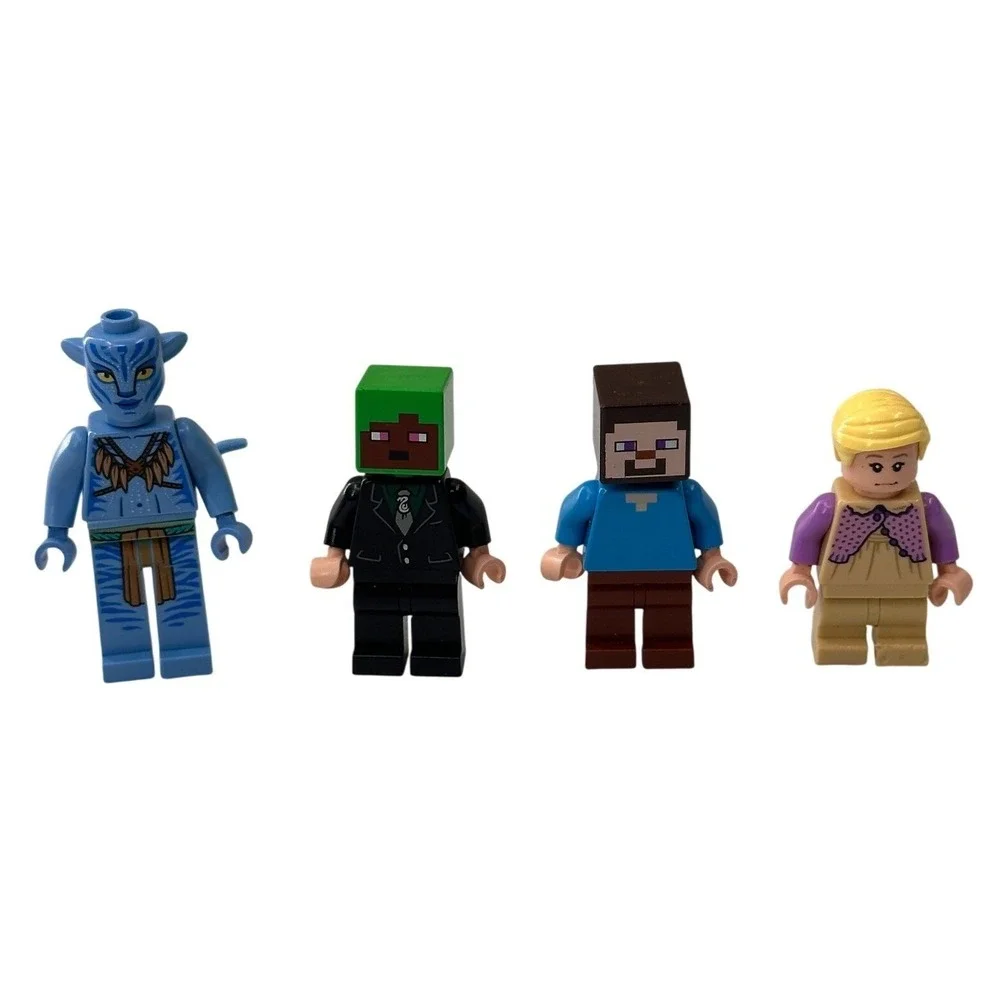 LEGO Minifigures‎ Lot Minecraft Steve Zombie Avatar Neytiri Building Toy Figures